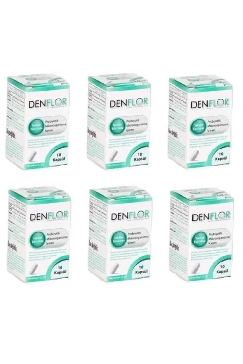 Probiyotik 10 Kapsül, 6'lı Paket, Sağlıklı Bağışıklık için Ferahl