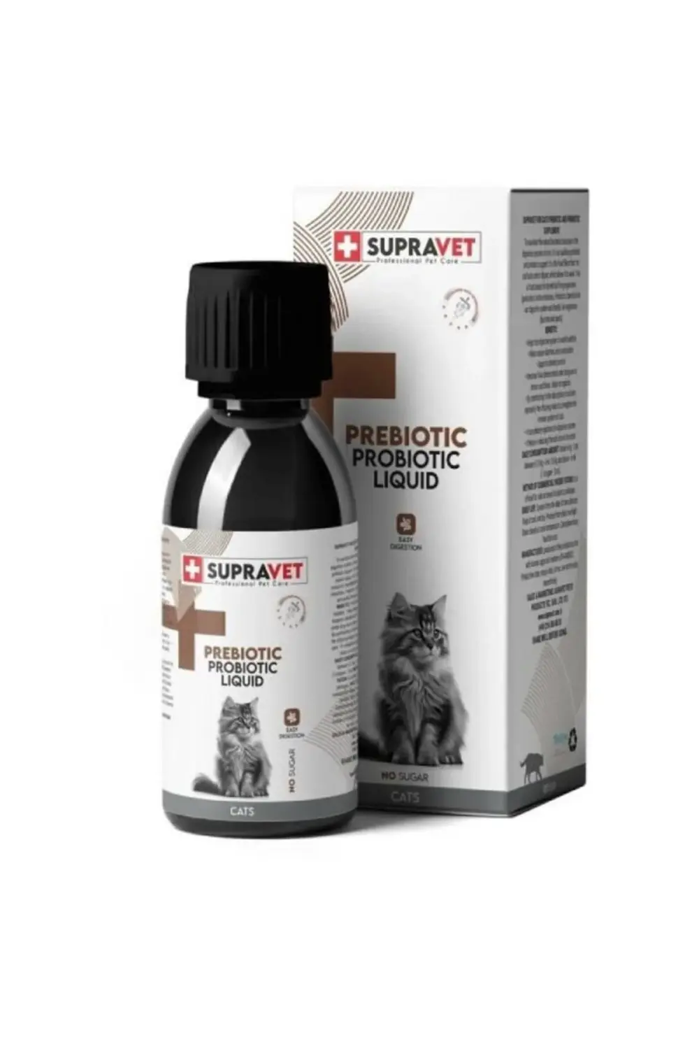 Supravet Probiyotik Sıvı Probiyotik + Prebiyotik Kedi Vitamin Takviyesi 10