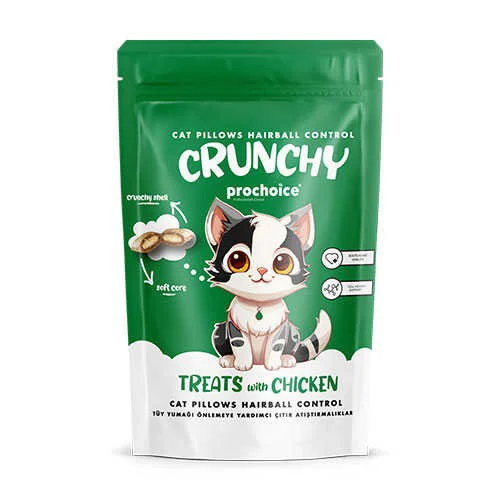 ProChoice Crunchy Tüy Yumağı Kontrolü için Tavuklu Kedi Ödül Mama ProChoice Crunchy Tüy Yumağı Kontrolü için Tavuklu Kedi Ödül Mama