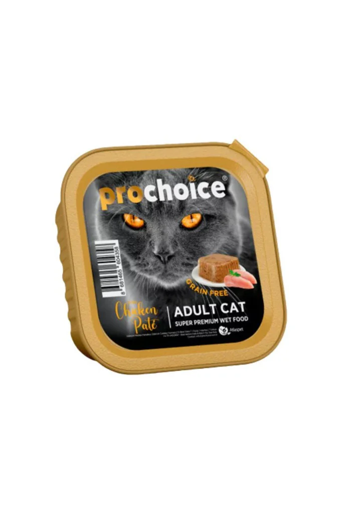 ProChoice Pate Tavuklu Tahılsız Ezme Kedi Konservesi 100gr