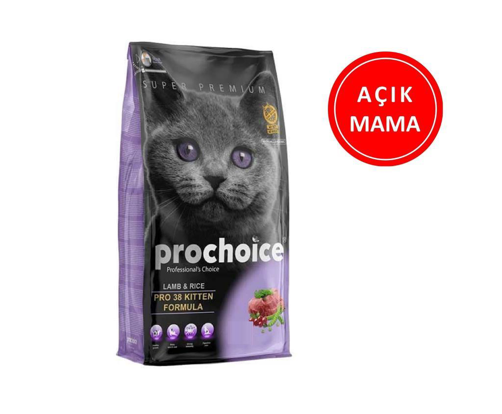 Chef's Choise Prochoice Pro 38 Kitten Kuzu Etli Yavru Kedi Maması 1 Kg Açik Chef's Choise Prochoice Pro 38 Kitten Kuzu Etli Yavru Kedi Maması 1 Kg Açik