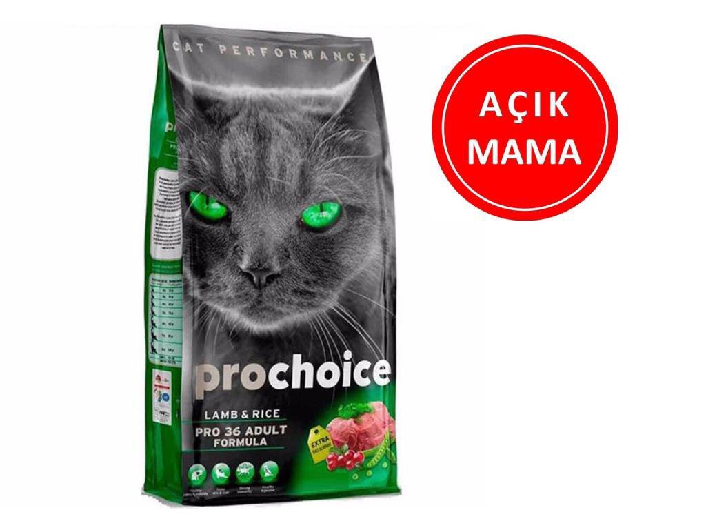 ProChoice Pro 36 Lamb Kuzu Etli Yetişkin Kedi Maması 1 Kg AÇIK ProChoice Pro 36 Lamb Kuzu Etli Yetişkin Kedi Maması 1 Kg AÇIK