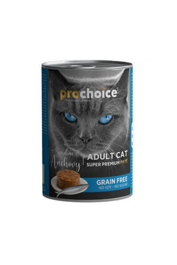 Prochoice Sardalyalı ve Hamsili Yetişkin Kedi Konservesi 400 Gr