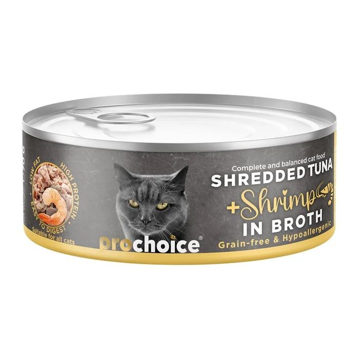 ProChoice Tiftiklenmiş Tuna Balıklı & Karidesli Yaş Kedi Maması 70 gr Fiyatı, Yorumları ve Özellikleri