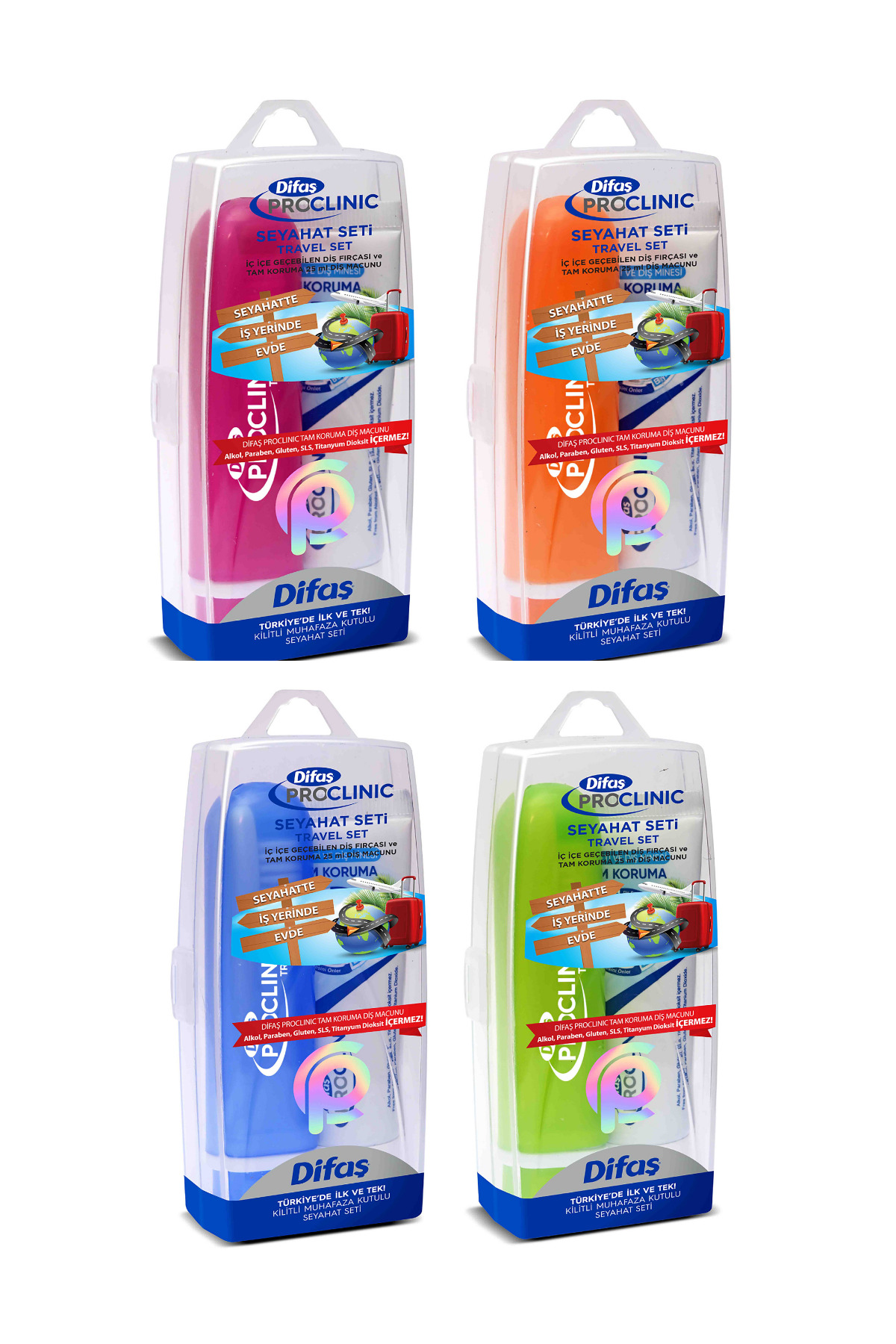 Proclinic Seyahat Seti Muhafaza Kutulu 8690927512186