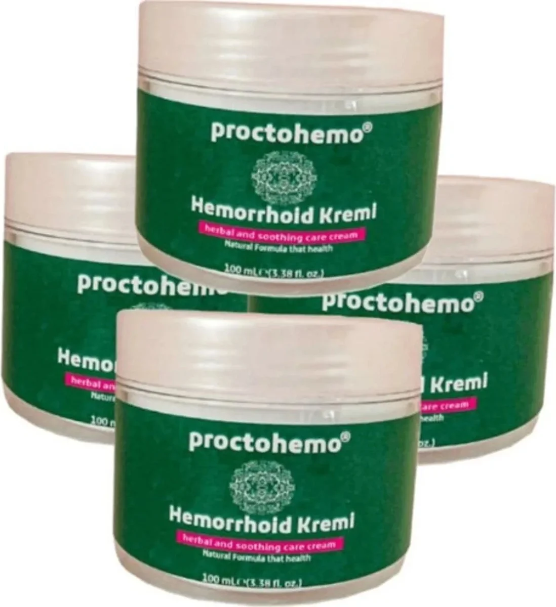 Proctohemo Bakım Kremi 4'lü Set (4 x 150 ml) – Hemoroid Rahatlama ve Cilt Bakımı