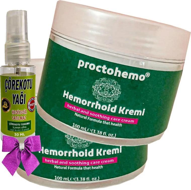 Proctohemo Cream + Çörek Otu Yağı Hemoroid Kremleri