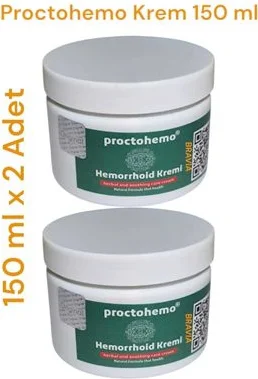 Proctohemo Hemoroid Kremi 150 ml - 2 Adet Etkili Rahatlatıcı Bakım