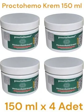 Proctohemo Hemoroid Kremi 150 ml - 4 Adet, Kalıcı Rahatlama