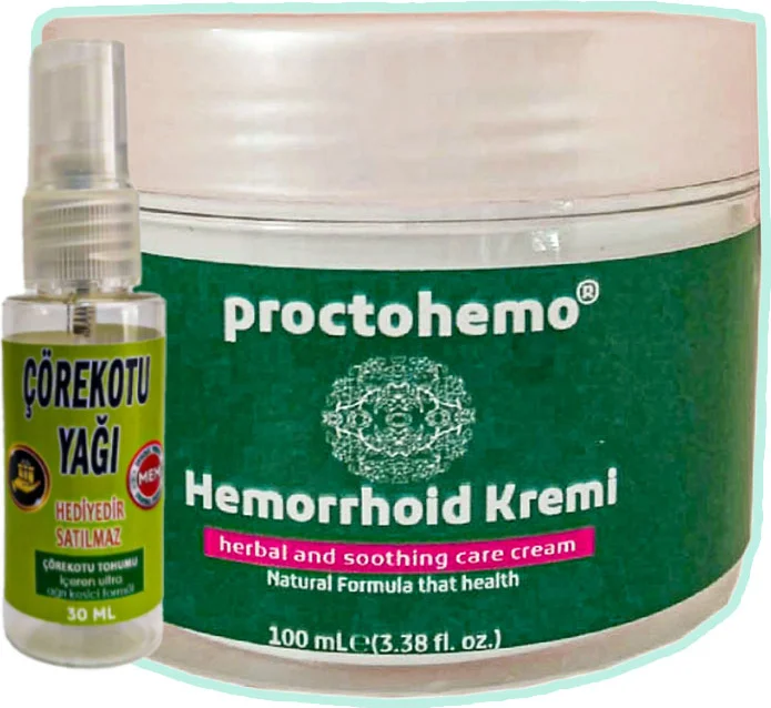 Proctohemo Kişisel Kremi 100 ml + Çörek Otu Yağı 30 ml – Doğal Kişisel Bakım Çözümü