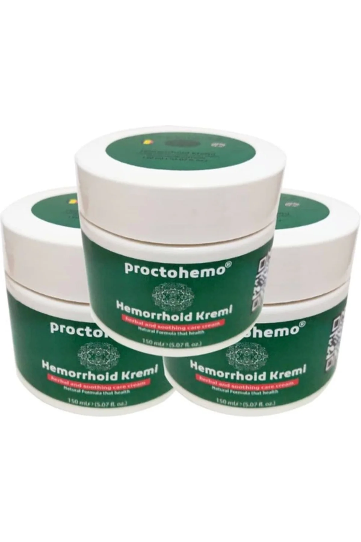 Proctohemo Kişisel Krem Büyük Boy 150 ml x 3 Adet - Hassas Bölge Bakım Kremi