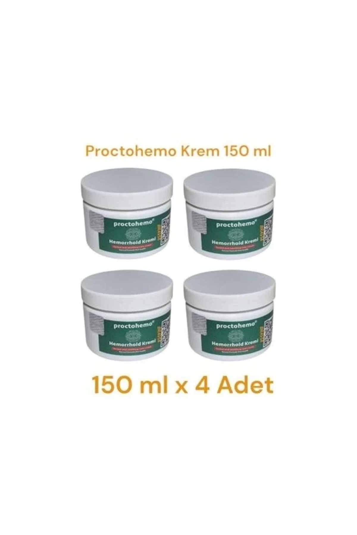 Proctohemo Rahatlatıcı Krem 150 ml x 4 Adet - Hemoroid Rahatlatıcı Bakım