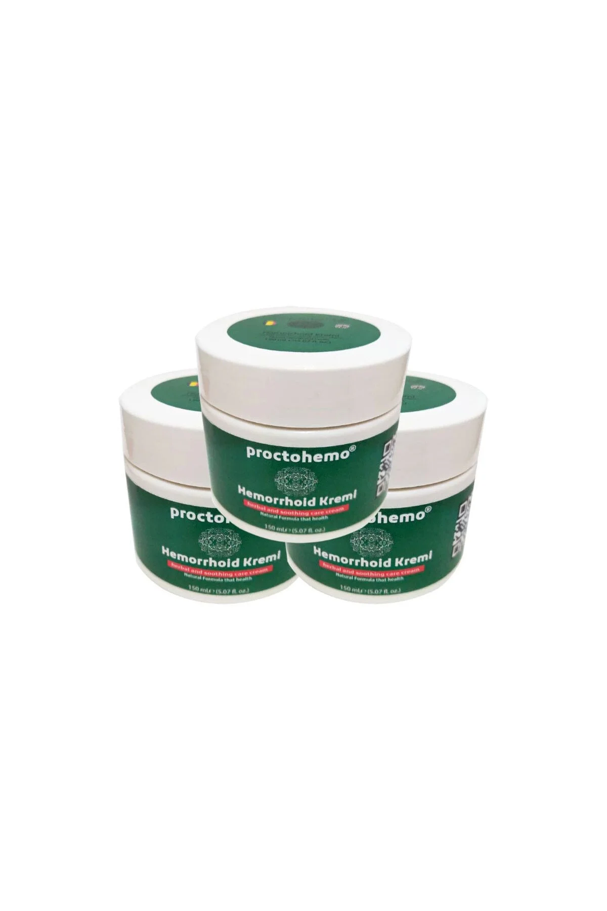 Proctohemo Rahatlatıcı Bakım Kremi 3'lü Set – Hemoroid Kremi 150 ml Büyük Boy