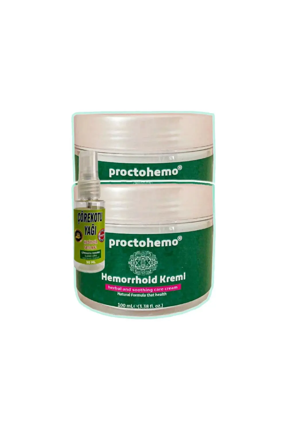 Proctohemo Rahatlatıcı Masaj Bakım Kremi 2x100 ml+30 ml Çörek Otu