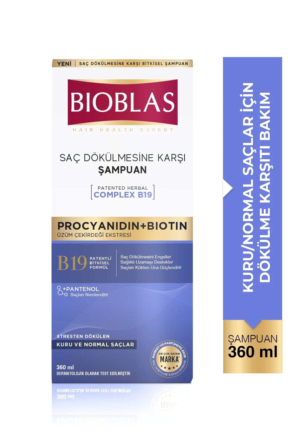 Procyanıdın & Biotin Dökülen Saçlar için Anti Stres Şampuanı 360 ml - Dökülme Karşıtı Şampuan Procyanıdın & Biotin Dökülen Saçlar için Anti Stres Şampuanı 360 ml - Dökülme Karşıtı Şampuan