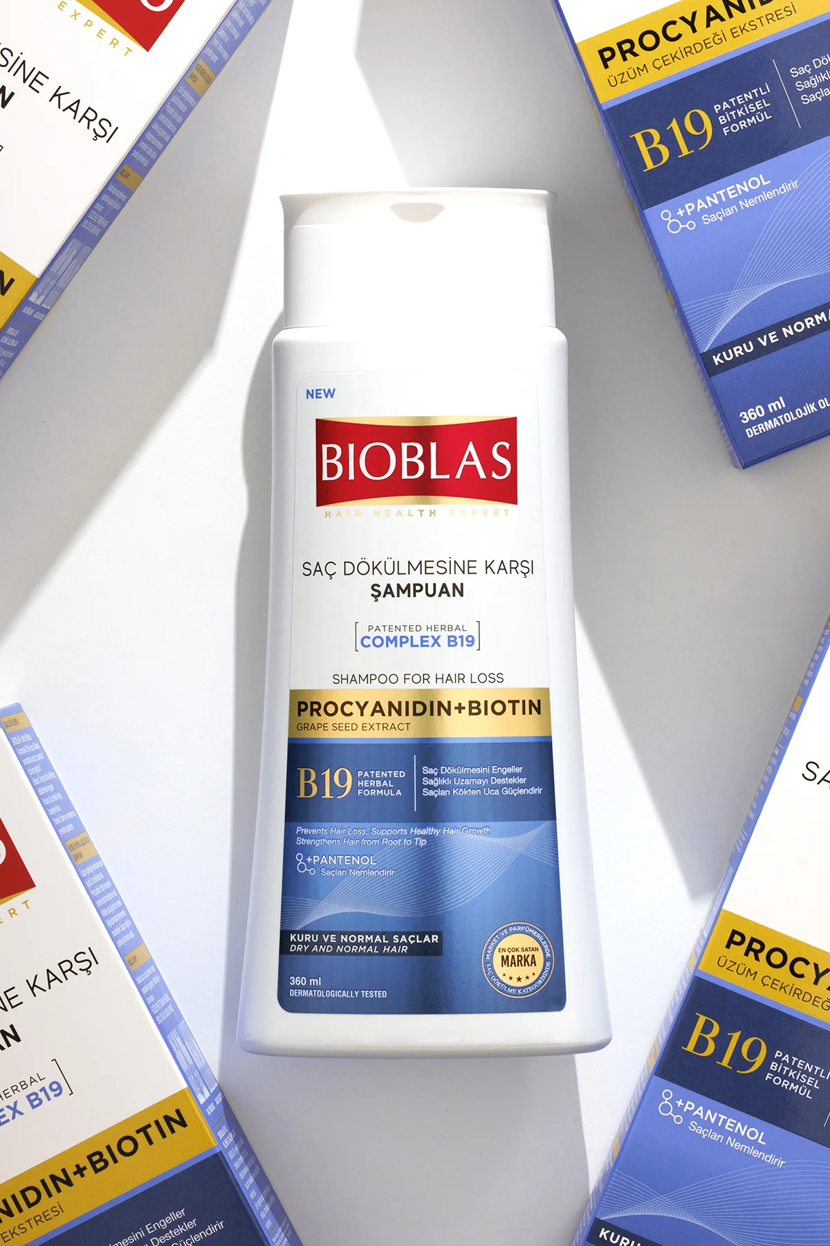 Procyanıdın & Biotin Dökülen Saçlar için Anti Stres Şampuanı 360 ml - Dökülme Karşıtı Şampuan Procyanıdın & Biotin Dökülen Saçlar için Anti Stres Şampuanı 360 ml - Dökülme Karşıtı Şampuan