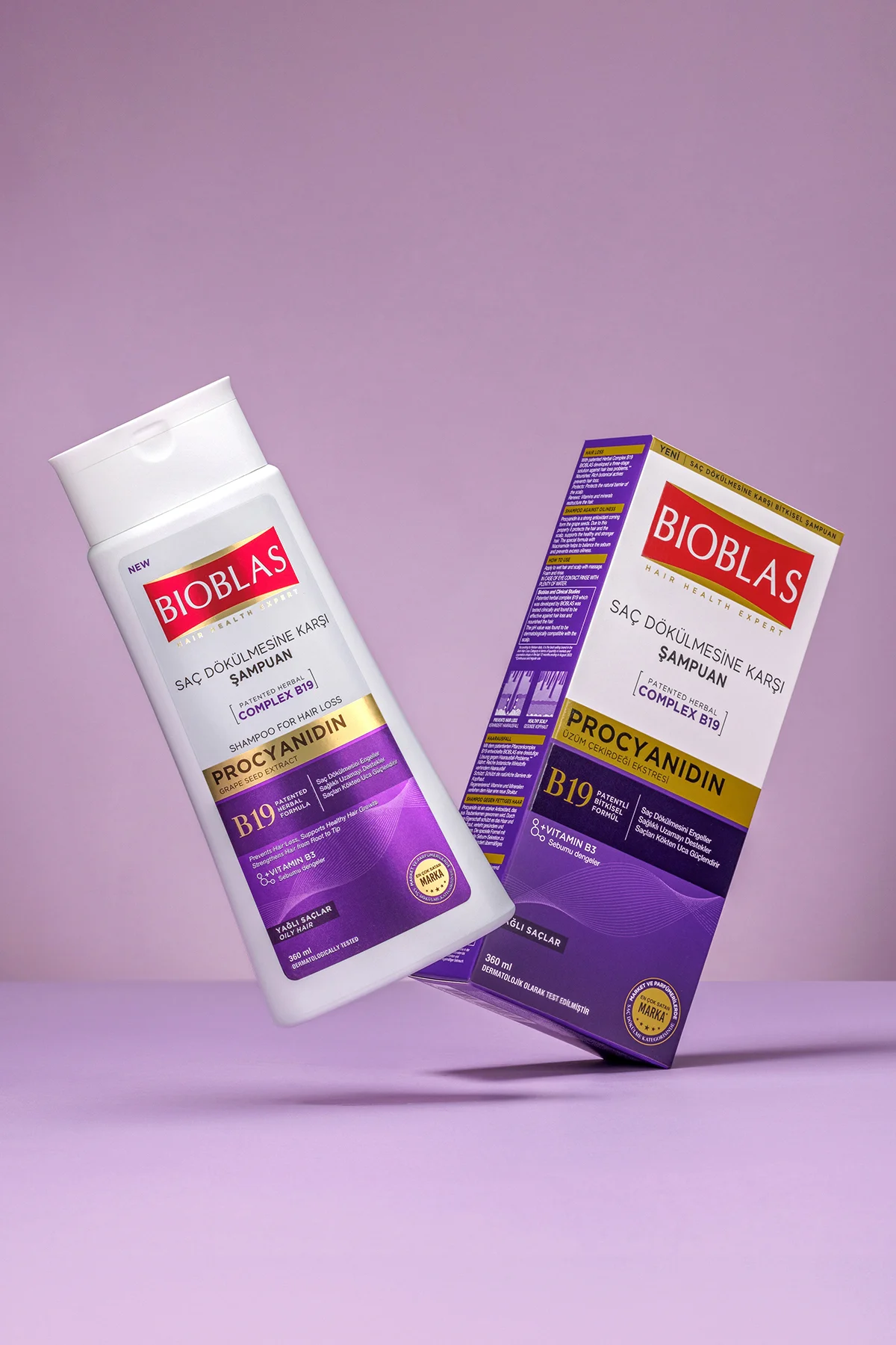 Procyanidin Yağlı Saçlar İçin Arındırıcı Şampuan 360 Ml - Saç Dökülmesine & Yağlanmaya Karşı Procyanidin Yağlı Saçlar İçin Arındırıcı Şampuan 360 Ml - Saç Dökülmesine & Yağlanmaya Karşı