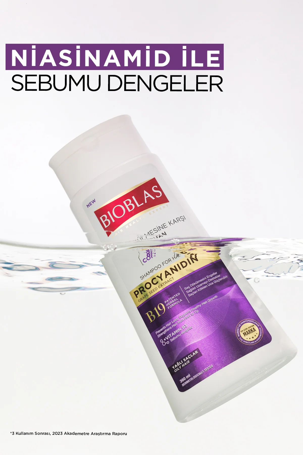 Procyanidin Yağlı Saçlar İçin Arındırıcı Şampuan 360 Ml - Saç Dökülmesine & Yağlanmaya Karşı Procyanidin Yağlı Saçlar İçin Arındırıcı Şampuan 360 Ml - Saç Dökülmesine & Yağlanmaya Karşı
