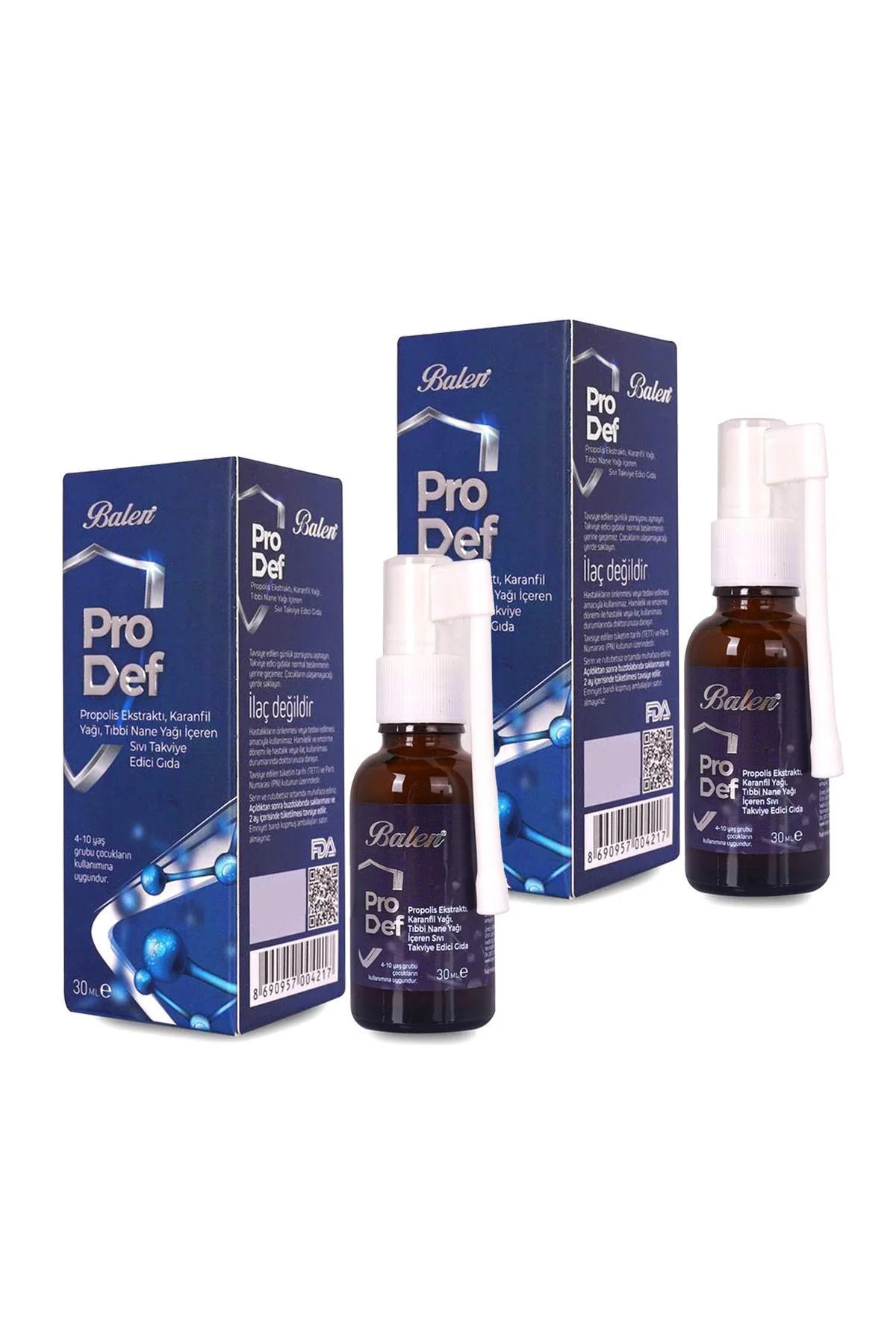 Prodef Propolis Karanfil Yağı Boğaz Spreyi 30 ml X 2 Adet