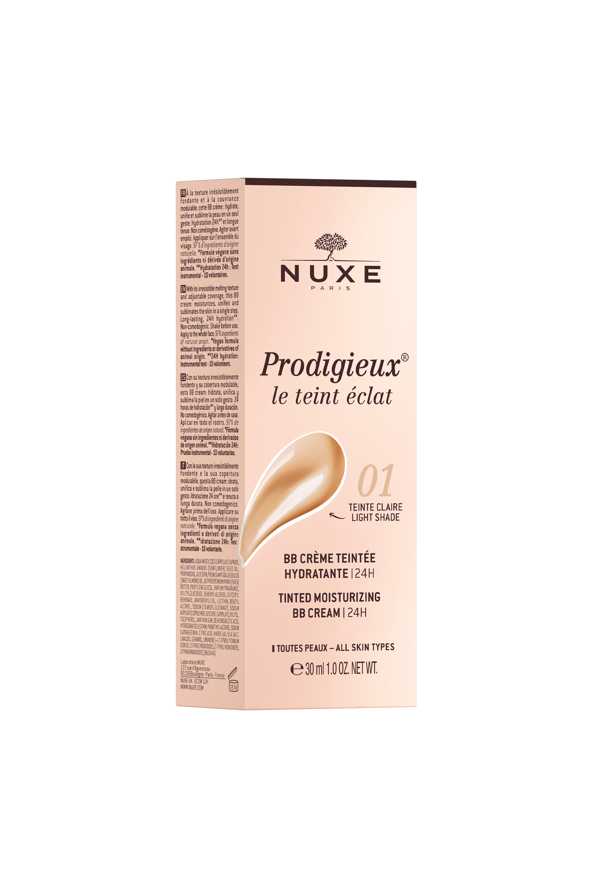 Nuxe Prodigieux Nemlendirici Etkili Bb Krem (Light) 30 Ml