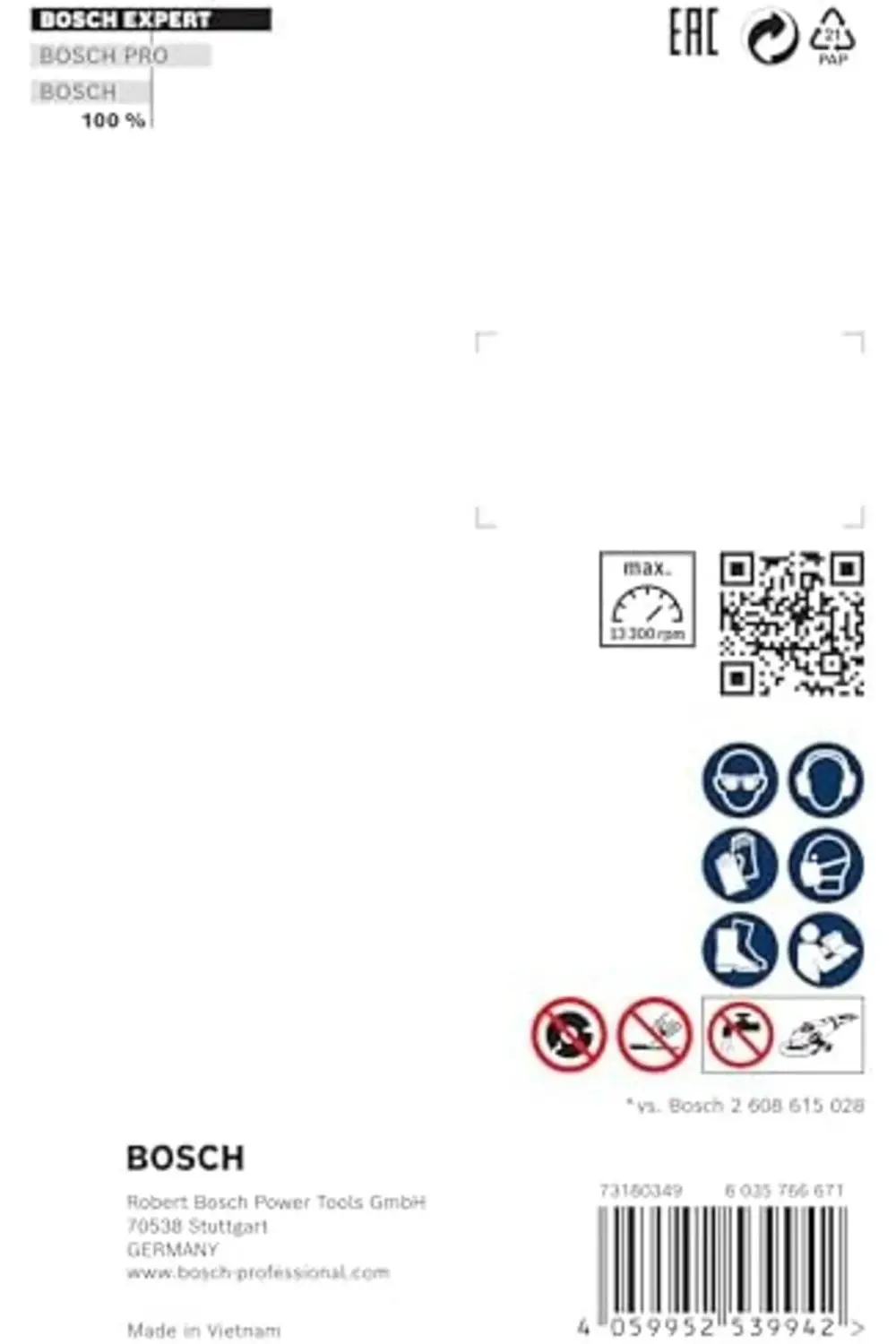 Professional 1x EXPERT MultiMaterial Kesme Diskleri (, Donatılı b