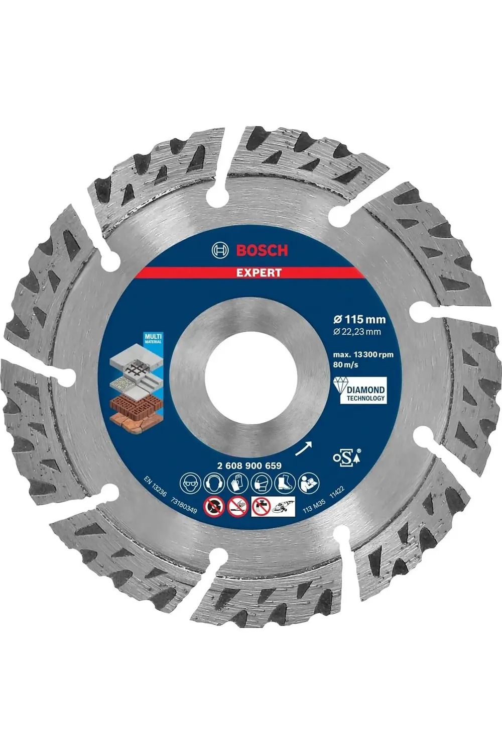 Professional 1x EXPERT MultiMaterial Kesme Diskleri (, Donatılı b