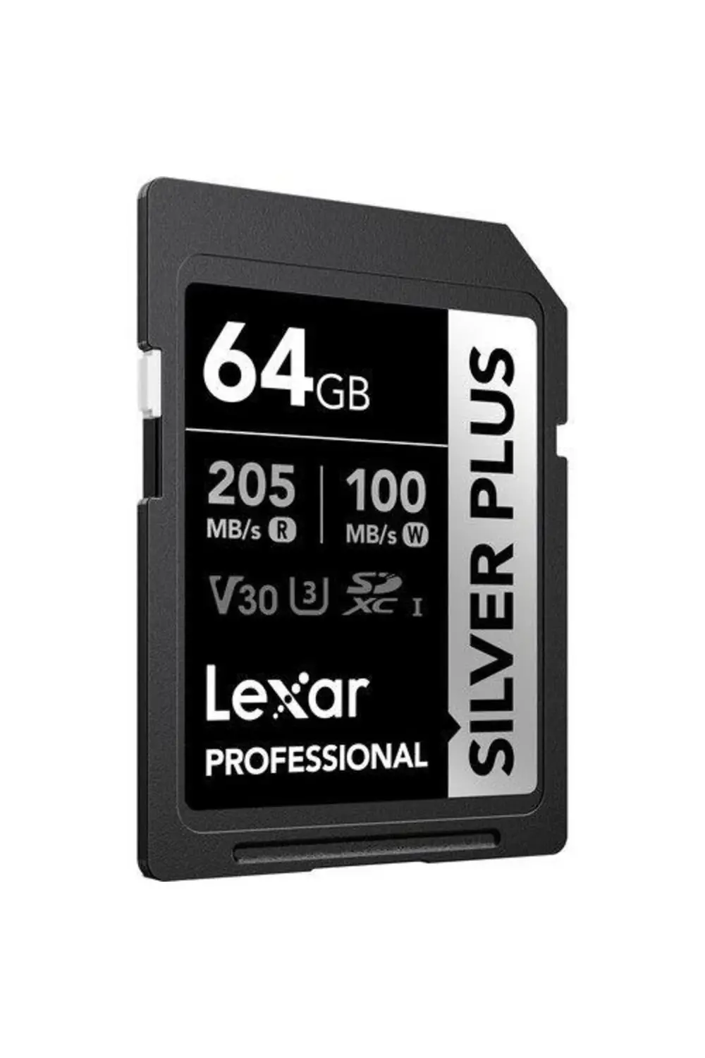 Professional 64GB 205 MB/s Silver Plus SDXC Hafıza Kartı