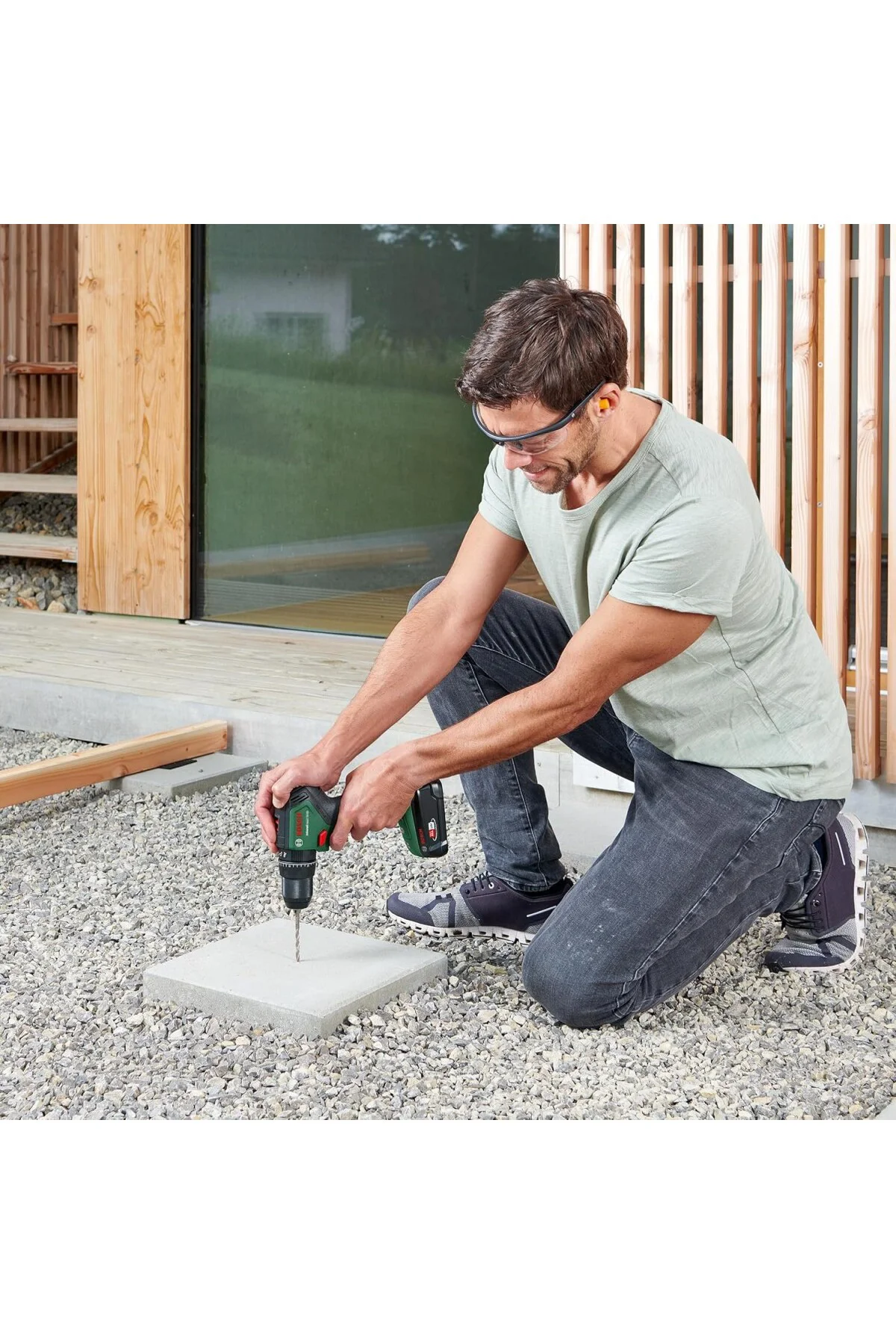 Professional Accessories Beton Matkap Ucu Ve Vidalama Seti, Yeşil