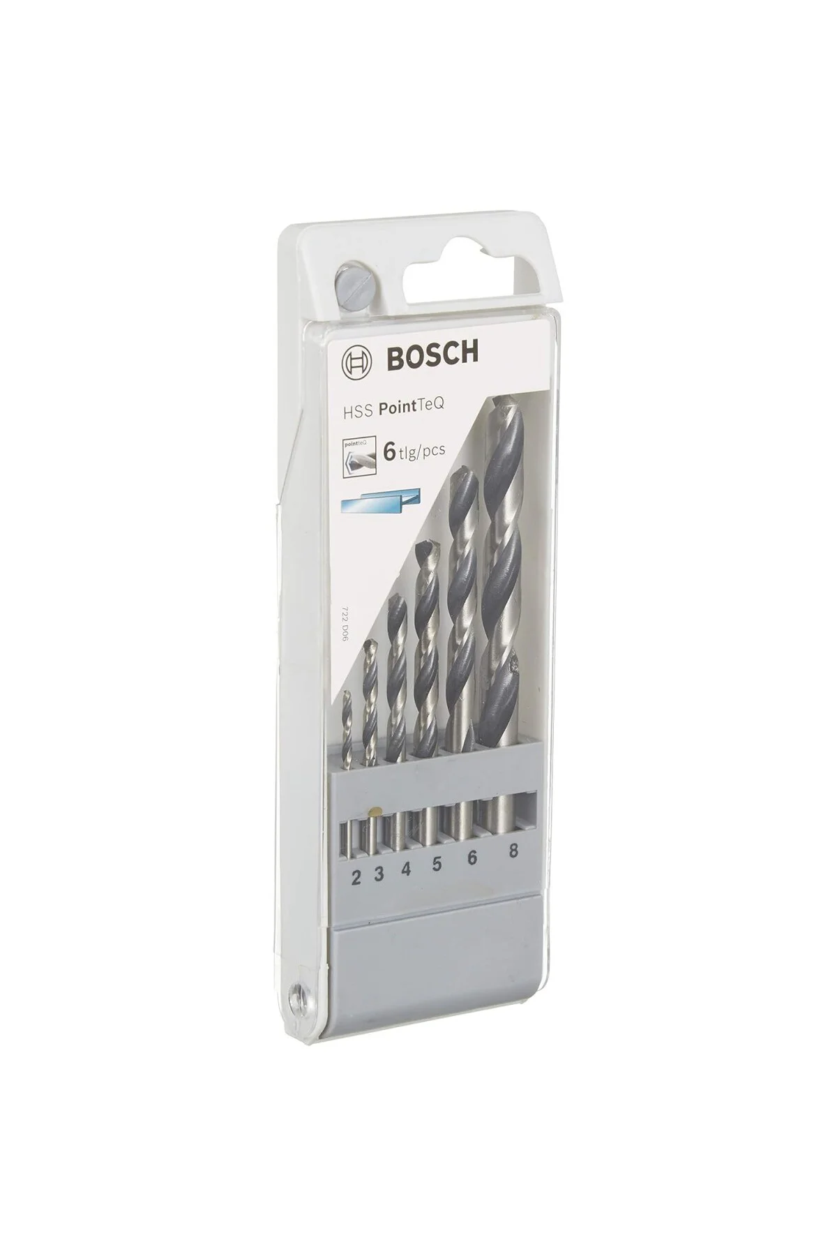 Professional Accessories Matkap Ucu, Gri, 6 Adet