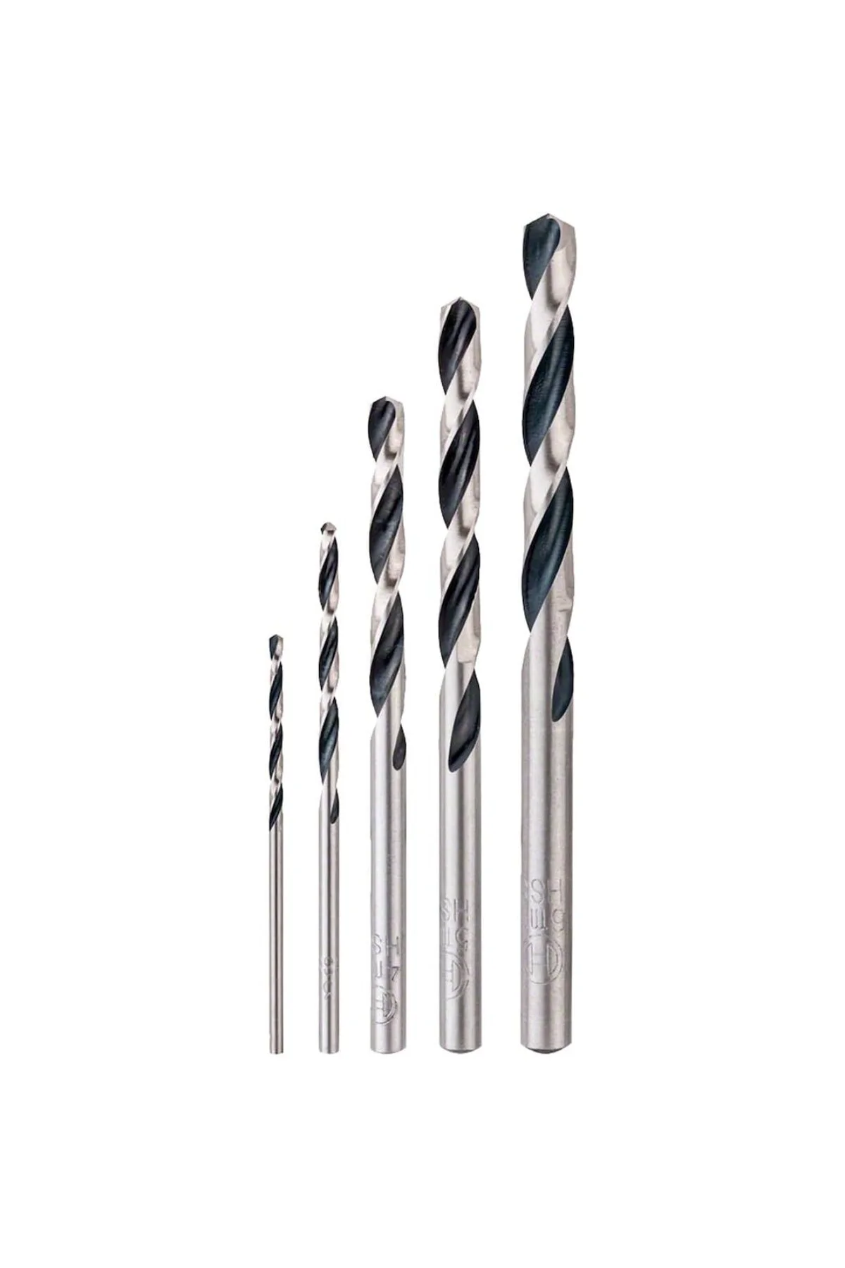 Professional Accessories Matkap Ucu, Gri, 5 Adet