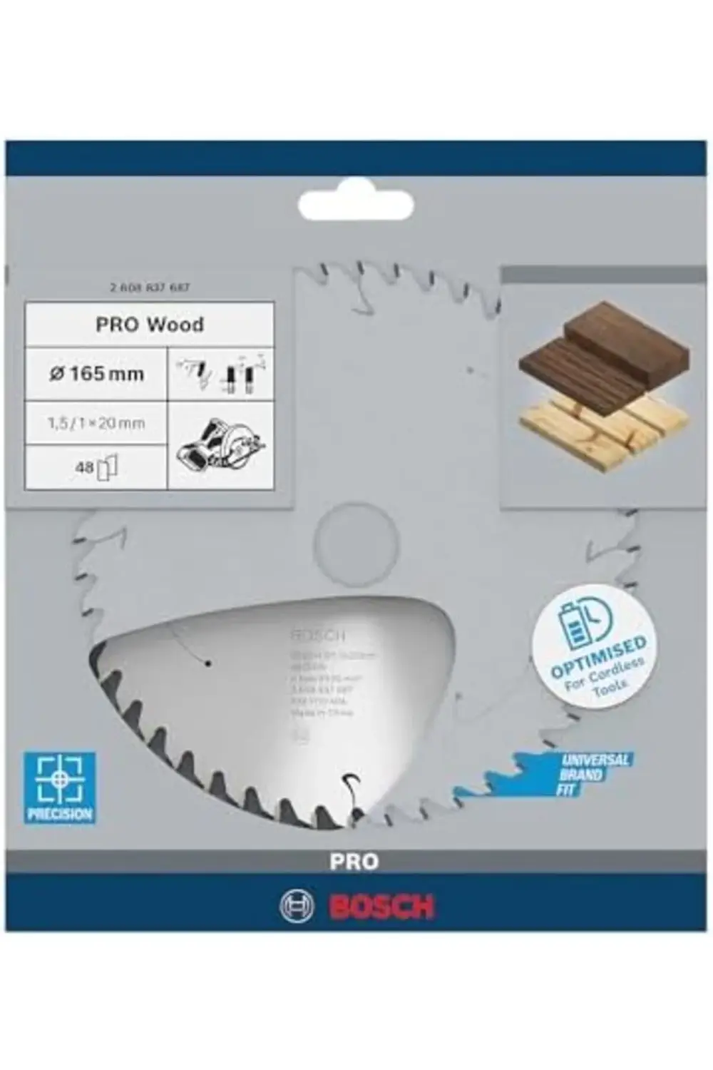 Professional Accessories 1 x Daire Testere Bıçağı For (Ahşap, Tes