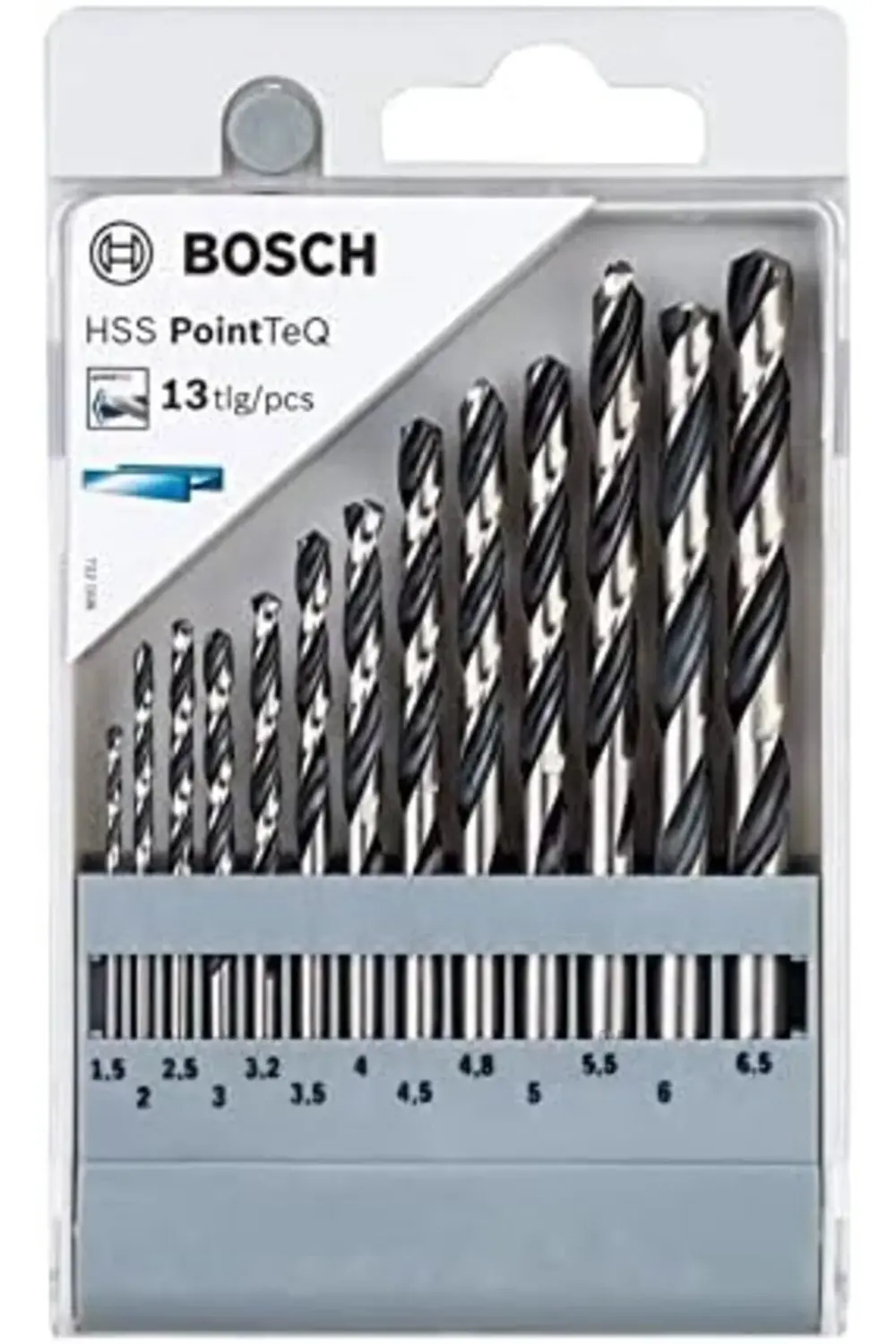 Professional Accessories Matkap Ucu, Gri, 13 Adet 1185222