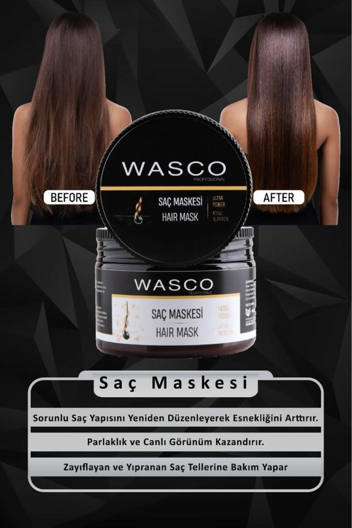 Professıonal Besleyici, Onarıcı Ve Koruyucu Saç Bakım Maskesi