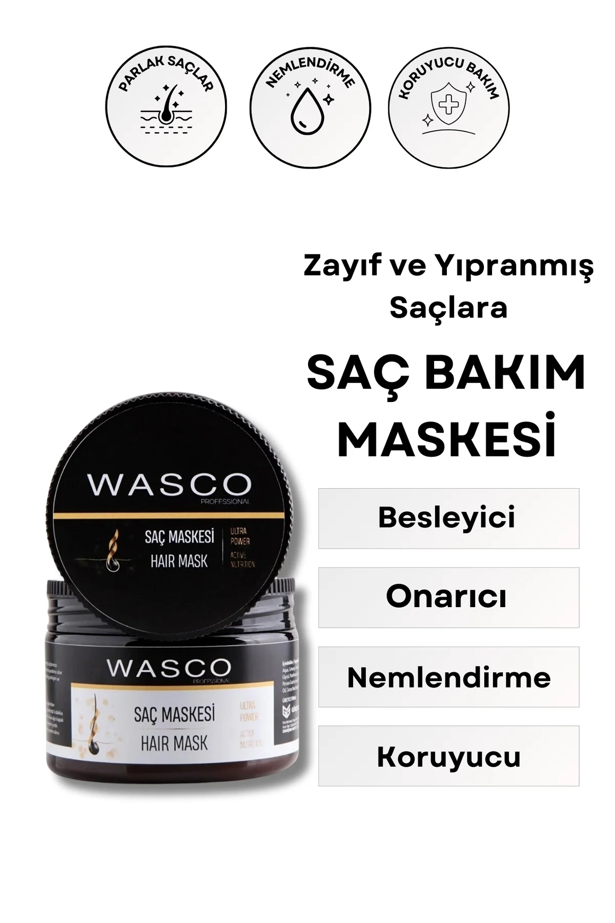 Professıonal Besleyici, Onarıcı Ve Koruyucu Saç Bakım Maskesi