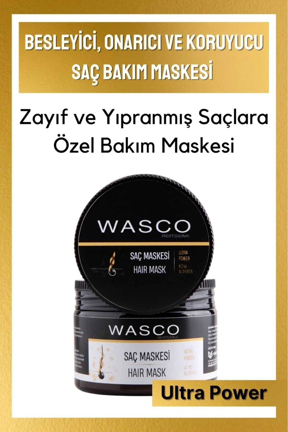Professıonal Besleyici, Onarıcı Ve Koruyucu Saç Bakım Maskesi