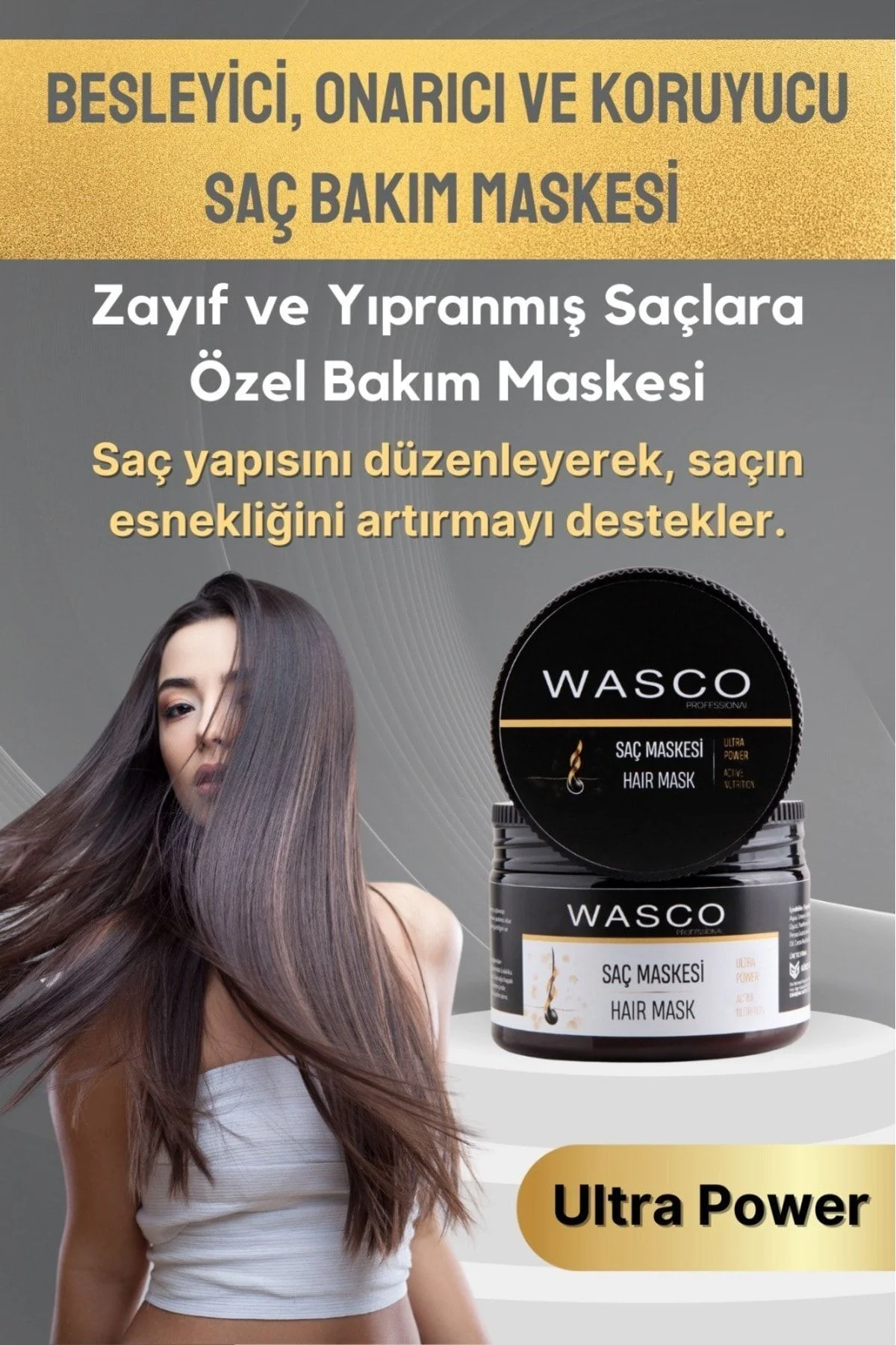 Professıonal Besleyici, Onarıcı Ve Koruyucu Saç Bakım Maskesi