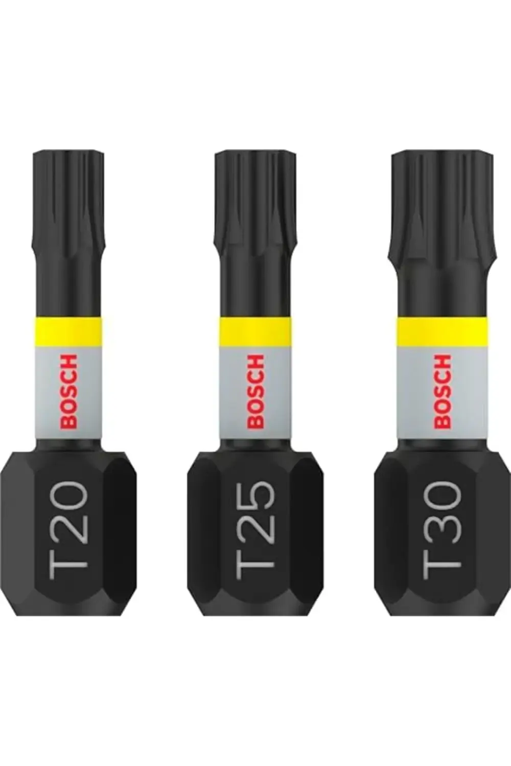 Professional Control tornavida ucu T seti (25 mm, altıgen şaft, P
