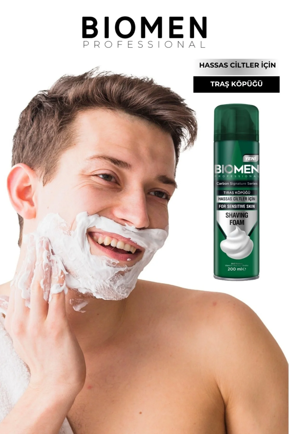 Professıonal Hassas Ciltler İçin Tıraş Köpüğü 200 ml