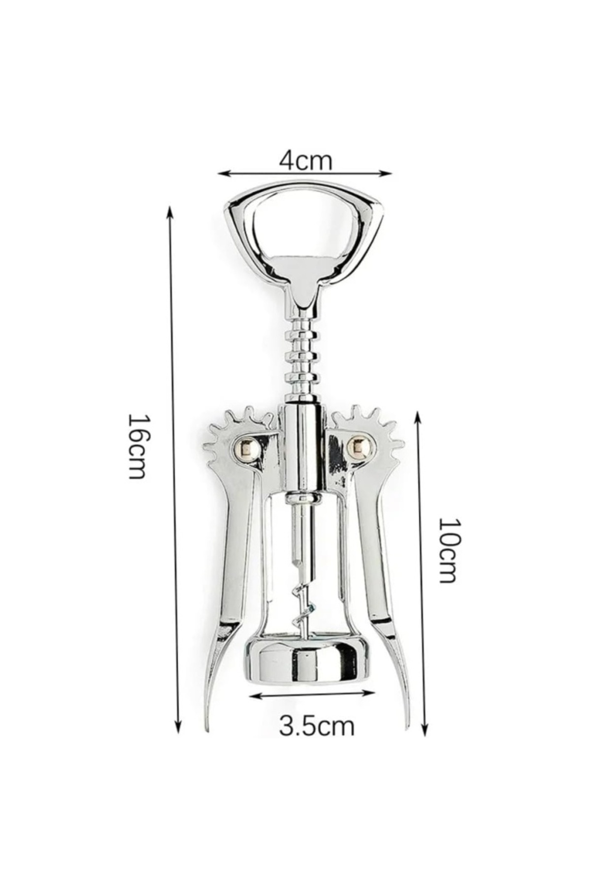 Professional Krom Tirbuşon Metal Tirbüşon Türbişon Tirbişon manta