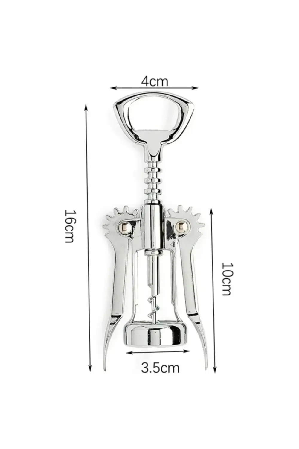 Professional Krom Tirbuşon Metal Tirbüşon Türbişon Tirbişon manta