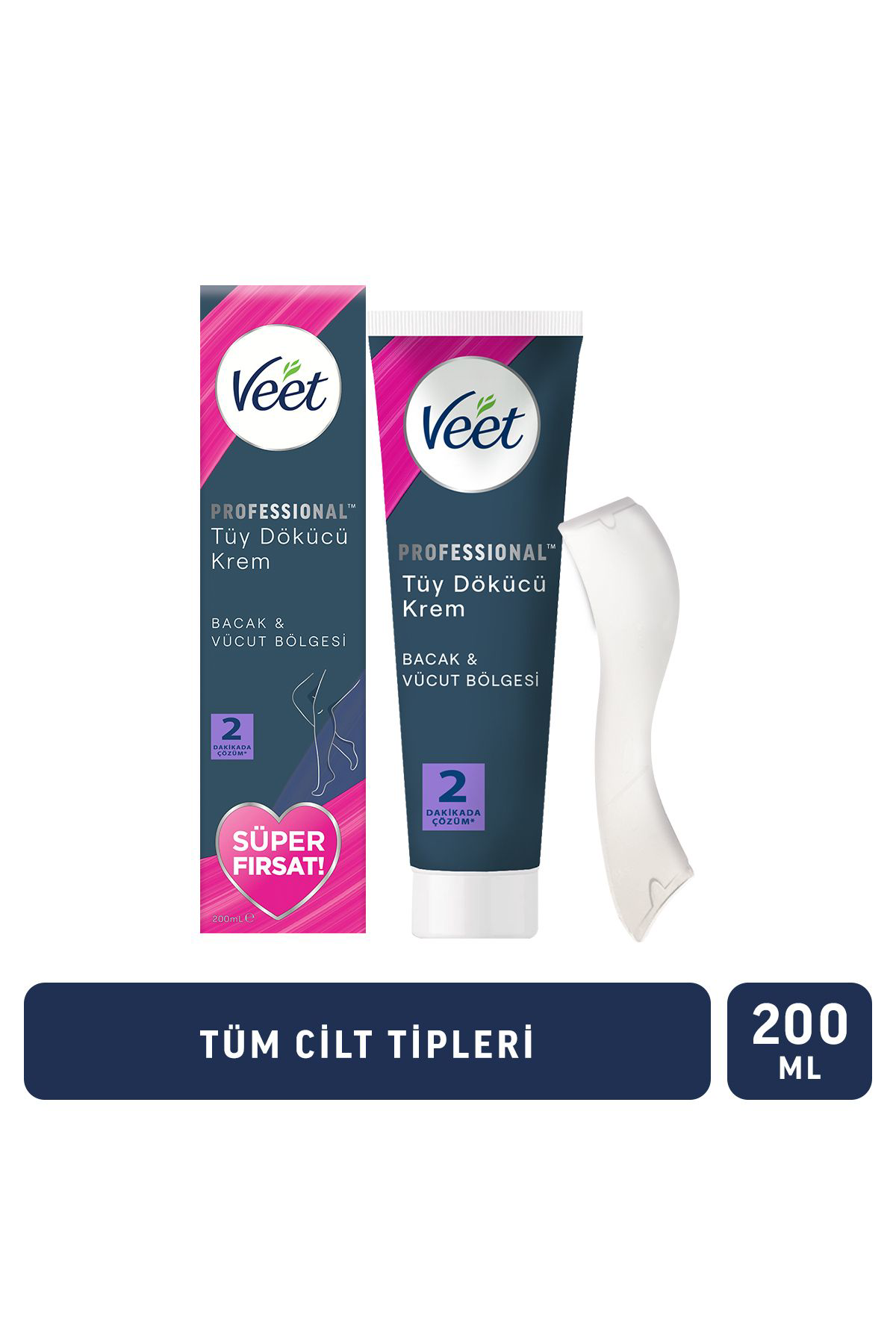 Veet Professional Tüy Dökücü Krem Hassas Ciltler 200 Ml Süper Firsat P