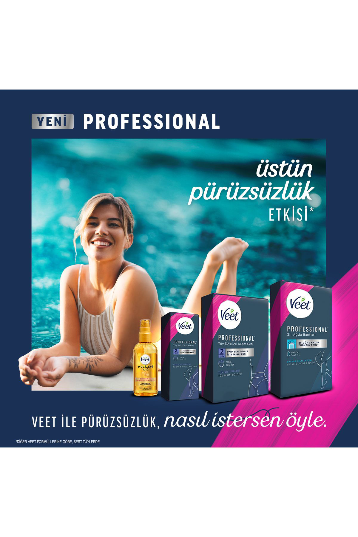 Veet Professional Tüy Dökücü Krem Hassas Ciltler 200 Ml Süper Firsat P