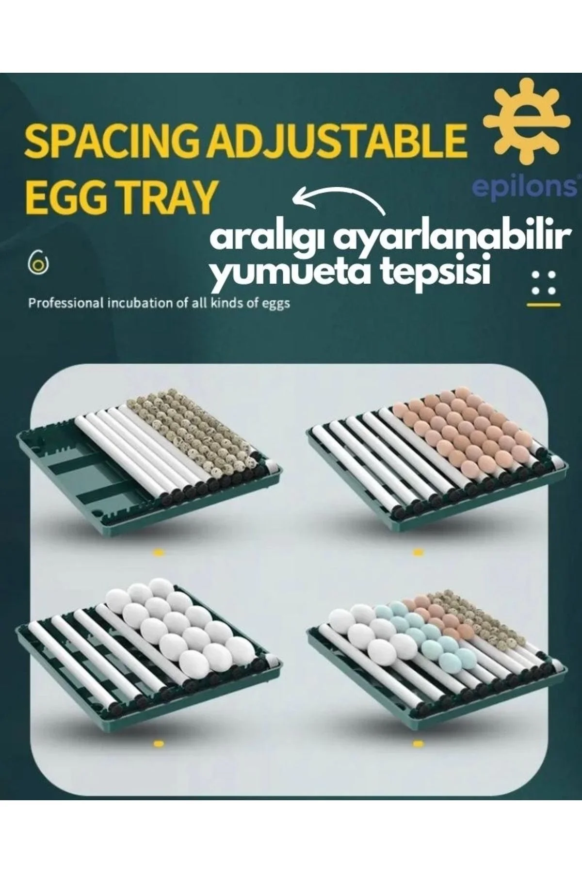 Profesyonel 130 Yumurtalık Tam Otomatik Kuluçka Makinesi Yedek Motorlu Tavuk Kaz Ördek Bıldırcın Güvercin Süs Kuşu İçin Tasarlanmış Profesyonel 130 Yumurtalık Tam Otomatik Kuluçka Makinesi Yedek Motorlu Tavuk Kaz Ördek Bıldırcın Güvercin Süs Kuşu İçin Tasarlanmış