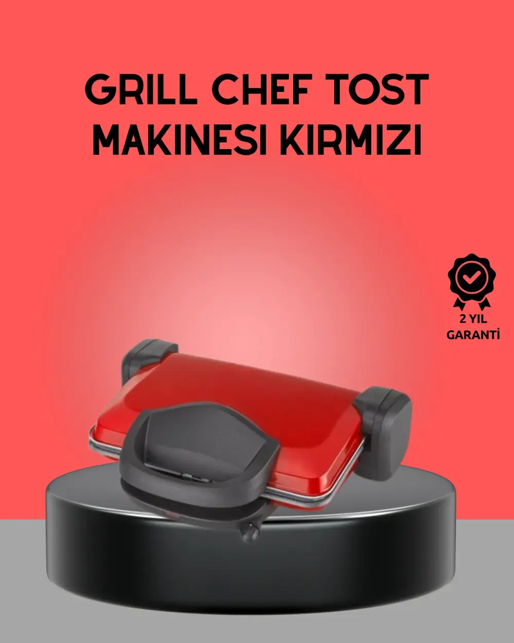Profesyonel 2000W Tost Makinesi – Ayarlanabilir Termostat ve Çıka