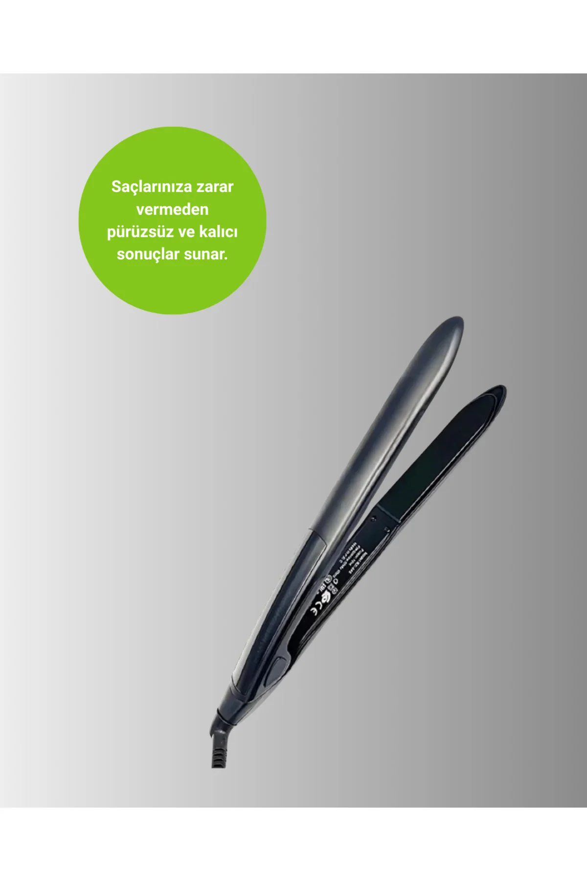 Profesyonel 2025 Saç Düzleştirici Isı Ayarlı Titanyum Seramik Pla