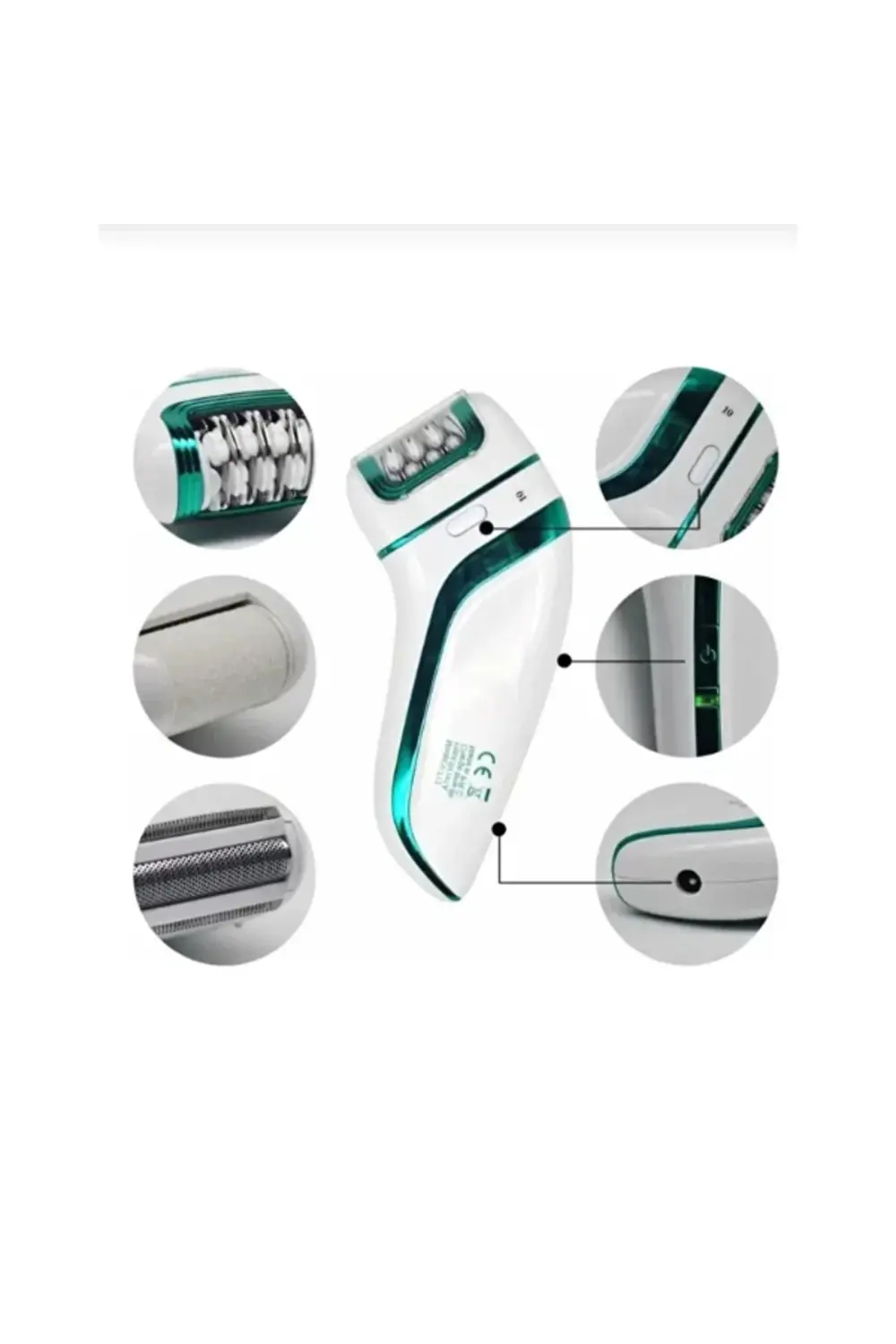 Profesyonel 3 Başlıklı Epilasyon Aleti