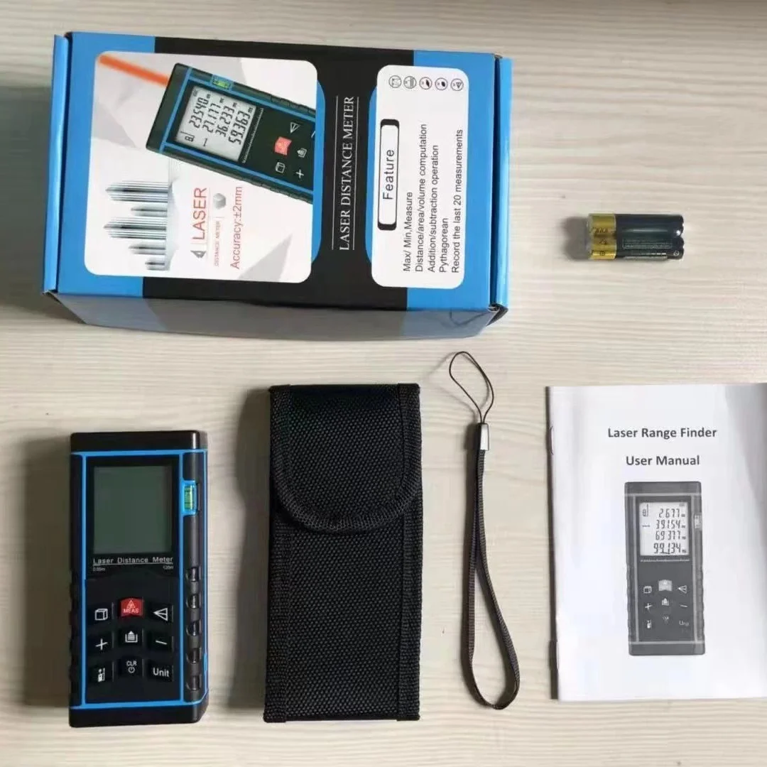 Profesyonel 40 Metre Dijital Lazer Metre Ölçer Lcd Ekran, Su Terazili, Alan Hacim, Pisagor Hesaplama Ve 20 Kayıt Hafızası Lisinya Profesyonel 40 Metre Dijital Lazer Metre Ölçer Lcd Ekran, Su Terazili, Alan Hacim, Pisagor Hesaplama Ve 20 Kayıt Hafızası Lisinya
