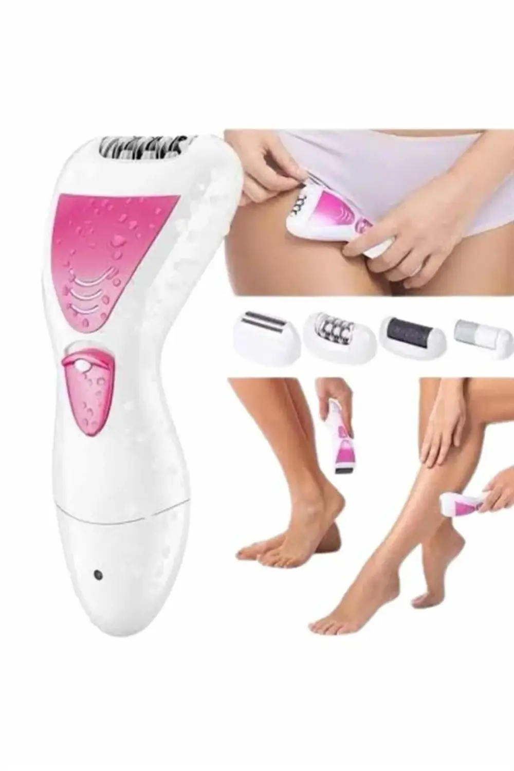 Profesyonel 4in1 Çok Amaçlı Epilasyon Aleti Şarjlı Pratik Taşınab