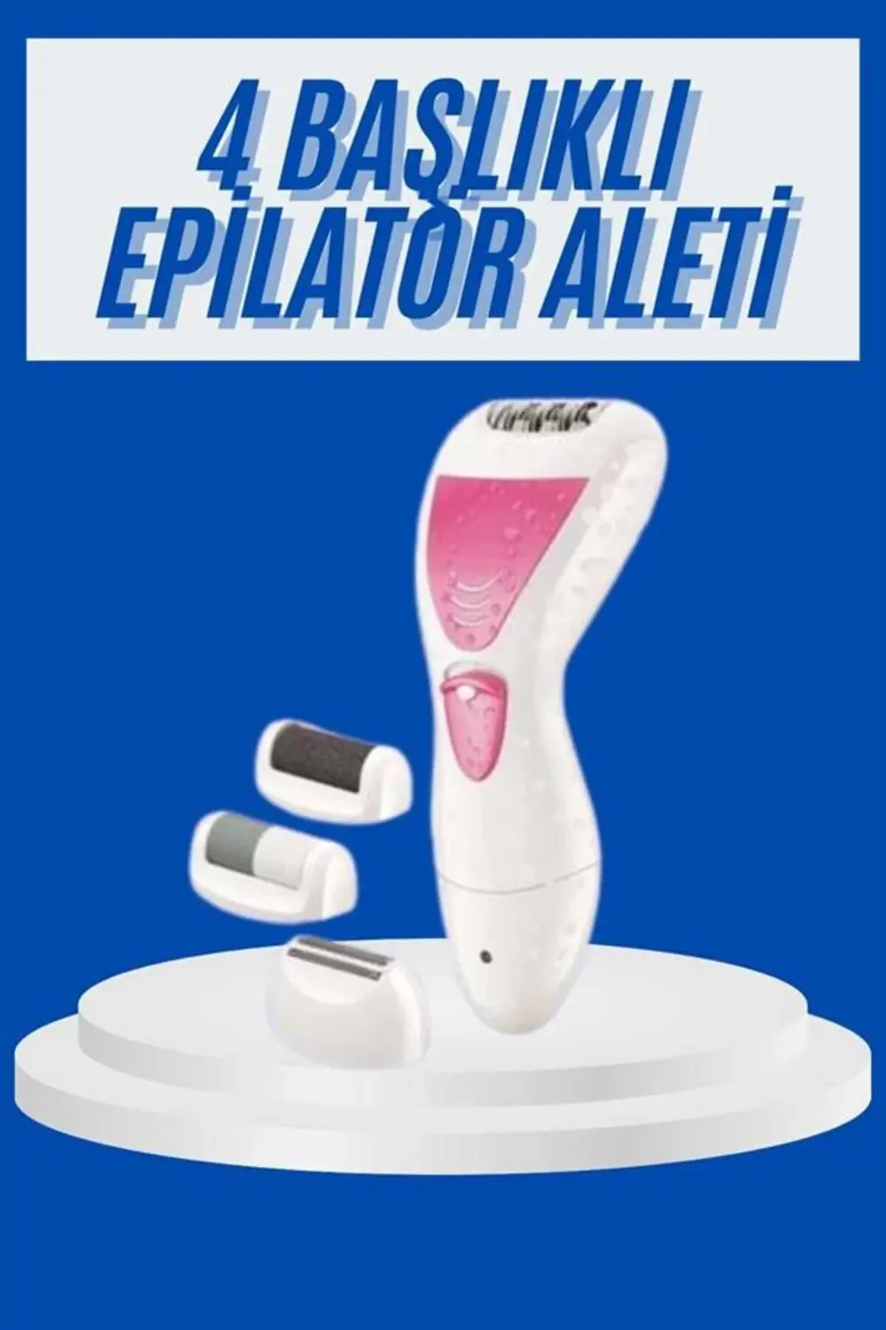Profesyonel 4in1 Çok Amaçlı Epilasyon Aleti Şarjlı Pratik Taşınab