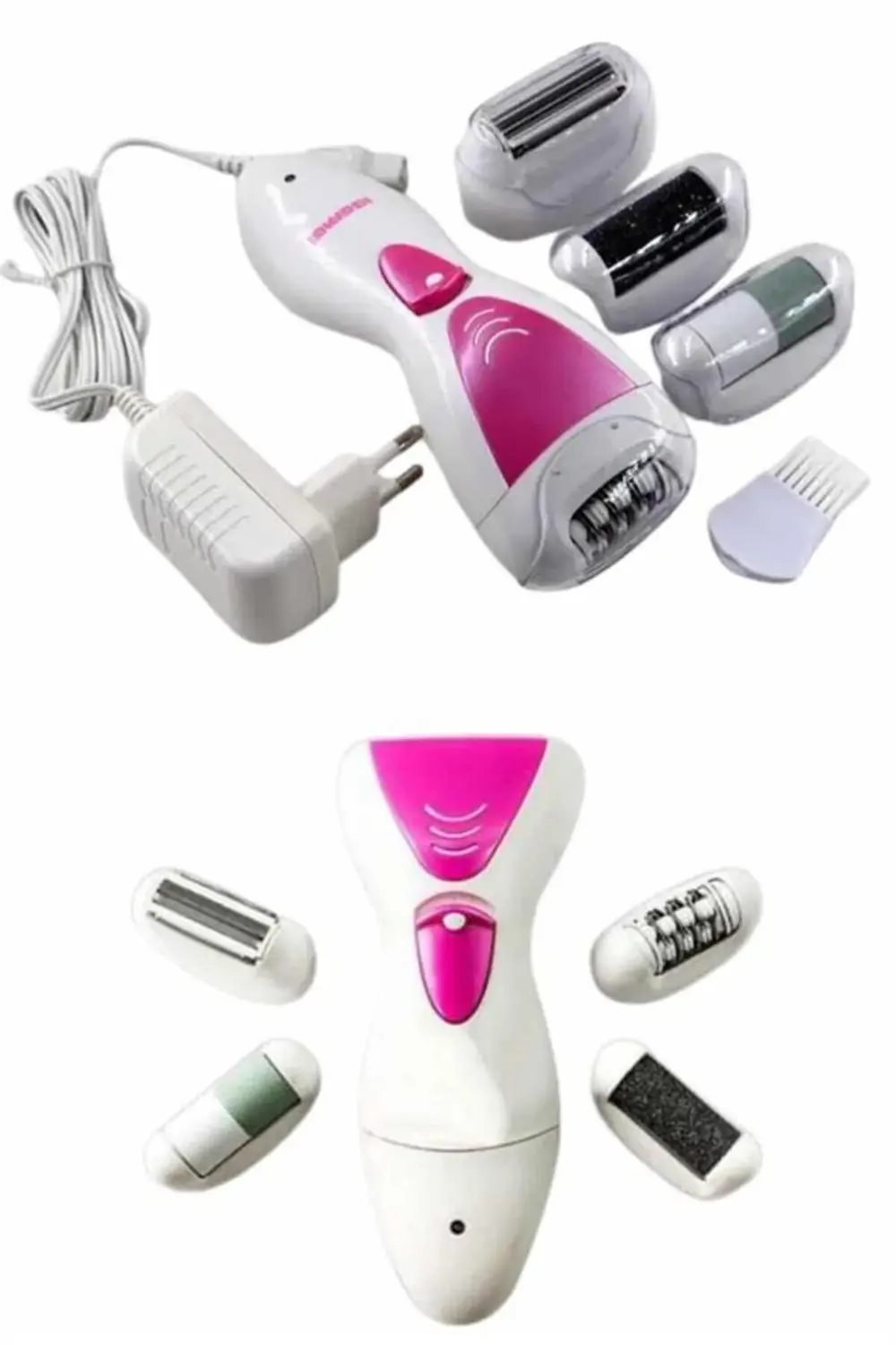 Profesyonel 4in1 Çok Amaçlı Epilasyon Aleti Şarjlı Pratik Taşınab